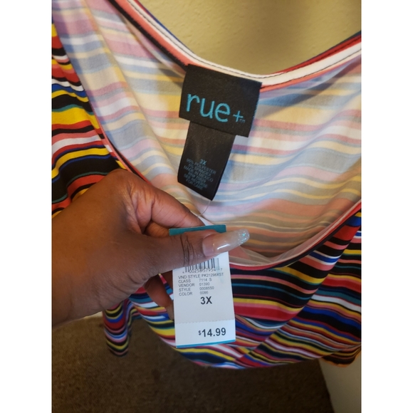 Multi color brand new tank/crop - Picture 2 of 3